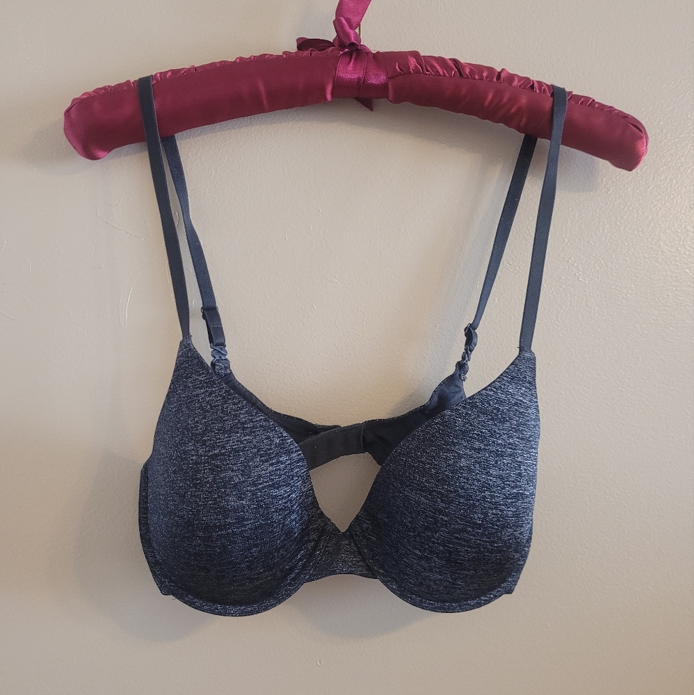 DONATING Victoria's Secret | Up Lift Semi Demi 32D Gray Convertible